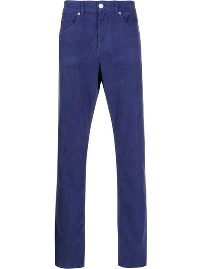 Isabel Marant Corduroy Jack Trousers In Blue
