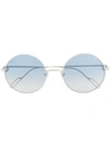 Cartier Première De  Round-frame Sunglasses In Silver