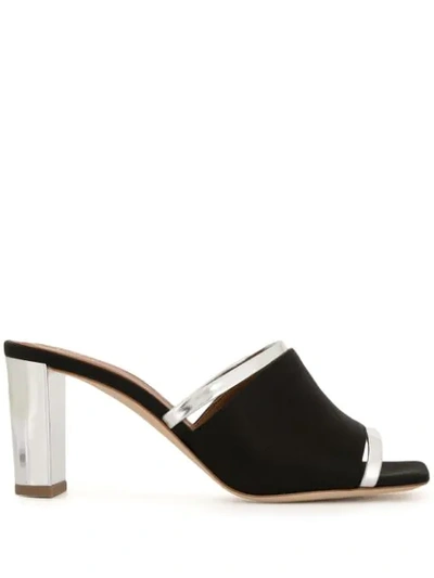 Malone Souliers Demim Sandals In Black