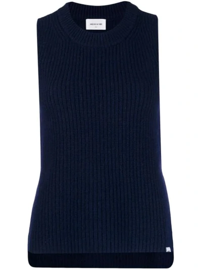 Wood Wood Melia Vest Jumper In Blue