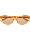 Chloé Women's Willow 56mm Cat Eye Sunglasses In Brick