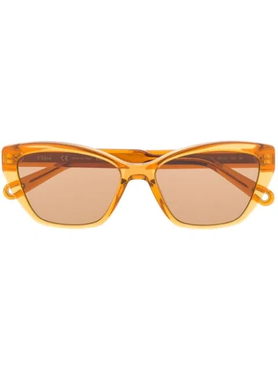 Chloé Women's Willow 56mm Cat Eye Sunglasses In Brick