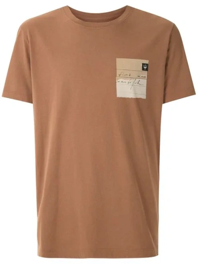 Osklen Printed T-shirt In Brown