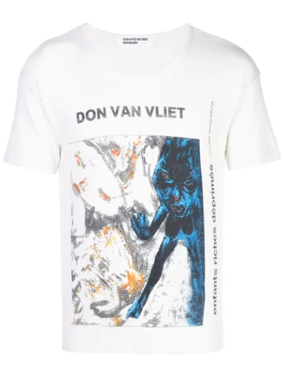 Enfants Riches Deprimes Don Van Vliet Painting T-shirt In White