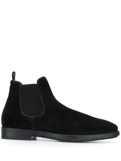 Officine Creative Elasticated Panel Boots In Black