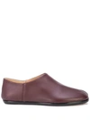 Maison Margiela Tabi Slip In Burgundy