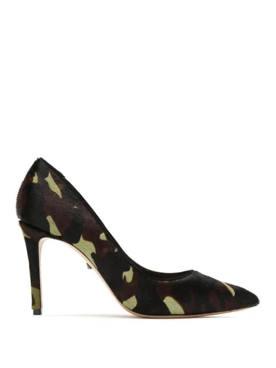 Schutz Camouflage Printed Pumps In Multicolour