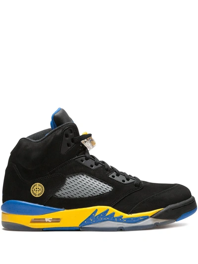 Jordan Air  5 Retro Sneakers In Black