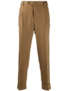 Pt01 Regular Fit Chinos In Brown