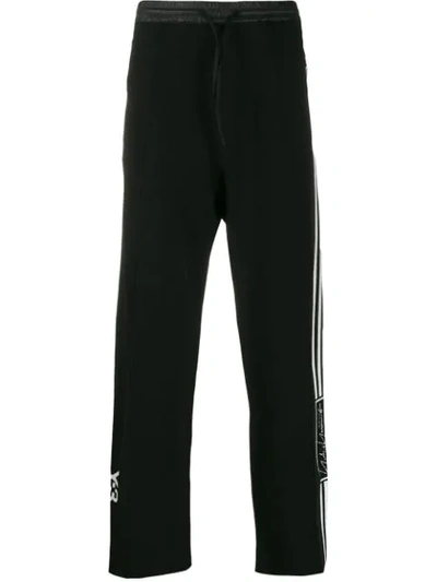 Y-3 Straight Leg Track Trousers In Black