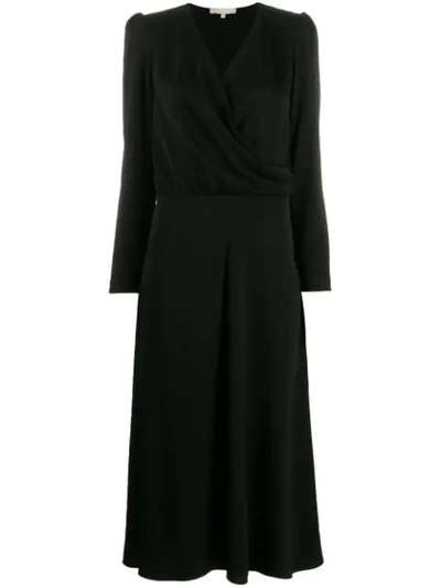 Vanessa Bruno Montana Wrap Dress In Black