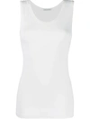 Stefano Mortari Slim-fit Sleeveless Top In 001