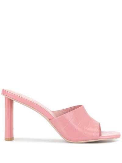 Manning Cartell Candy Crush Heeled Mules In Pink