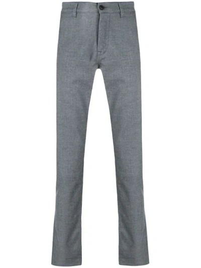 Hugo Boss Straight Leg Trousers In Blue