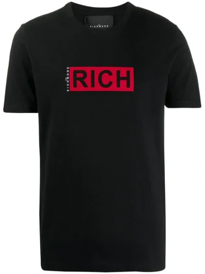 John Richmond Logo-print T-shirt In Black