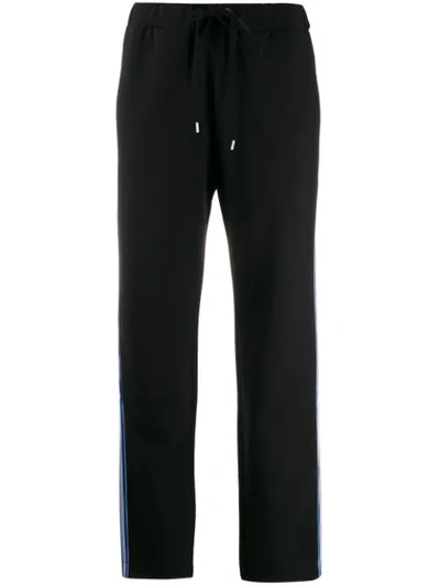 Ps By Paul Smith Side Stripe Track Trousers In Black