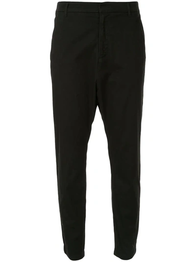 Nili Lotan Cropped Slim-fit Trousers In Black