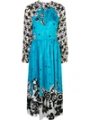 Rentrayage Palm Beach Fiesta Dress In Blue