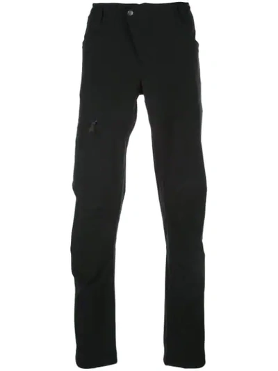 Klättermusen Straight Leg Cargo Trousers In Black