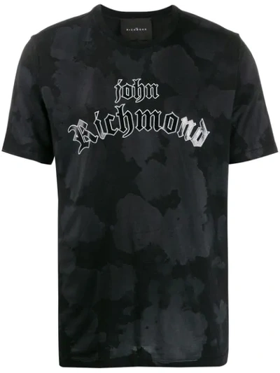 John Richmond Relaxed-fit Logo Print T-shirt In Black