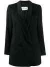 Calvin Klein Boxy Tuxedo Jacket In Black