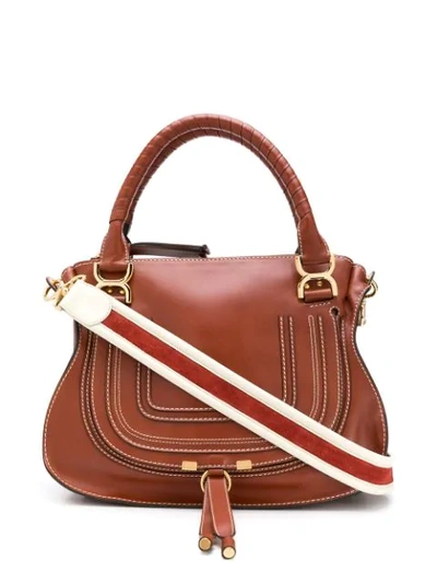 Chloé Marcie Tote In Brown