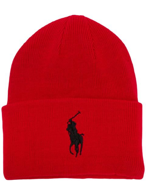 red polo winter hat