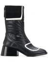Chloé Bell 50mm Boots In Black