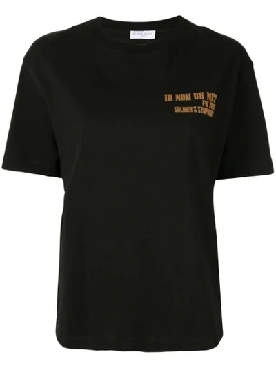 Ih Nom Uh Nit Logo Detail T-shirt In Black