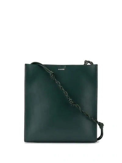 Jil Sander Medium Tangle Shoulder Bag In Green