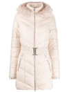 Barbour Highpoint Padded Parka Coat In Neutrals