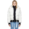 Moncler Onia Quilted-down Cotton Hooded Jacket In White