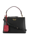 Prada Deux Bag In Black