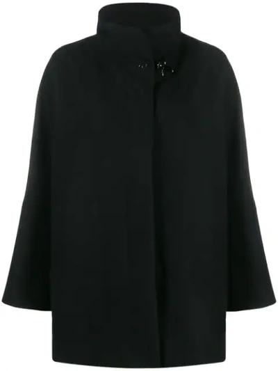 Fay Single Breasted Jacket In Black