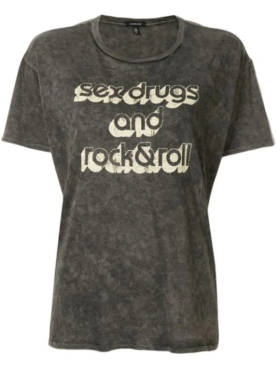 R13 Sex & Rock Boy T-shirt In Grey