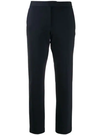 Ps By Paul Smith Cropped Tailored Trousers In Blue
