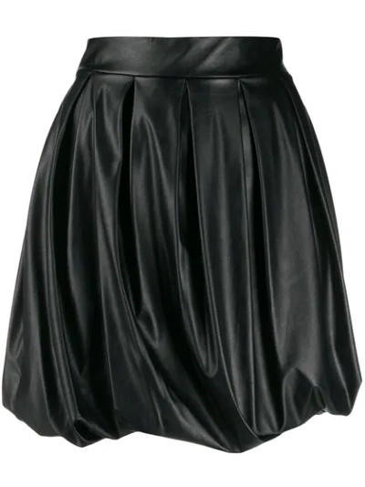 Pinko Puffball Mini Skirt In Black