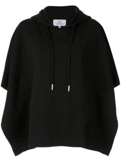 Ck Calvin Klein Oversized Fit Hoodie In Black