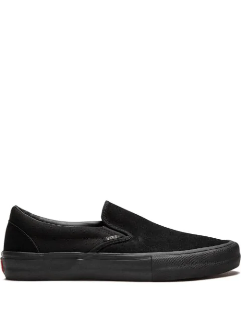 Vans Slip On Pro Sneakers In Black Modesens