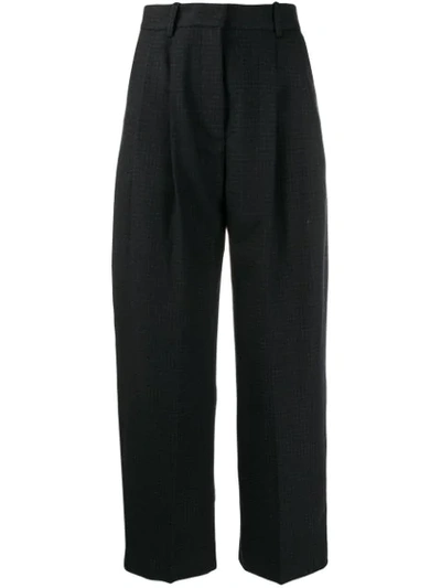 Wood Wood Sunna Check Trousers In Blue