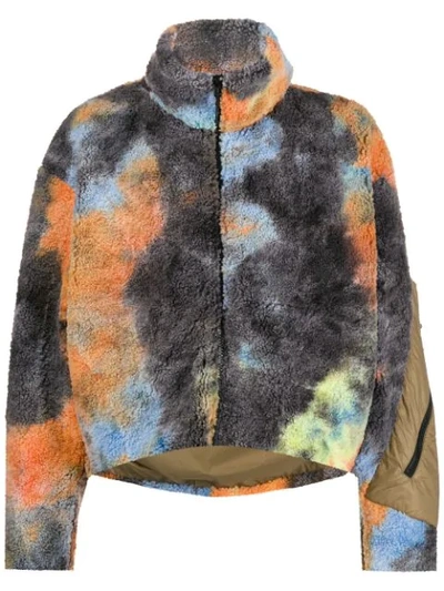 A.a. Spectrum Space Print Jacket In Grey