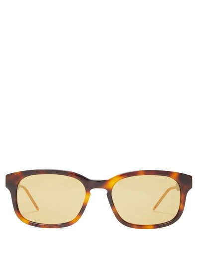 Gucci Seasonal Icon 55m Rectangular Sunglasses In Avana