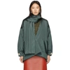 Gucci Oversized Tie Detail Jacket In 4866 Intens