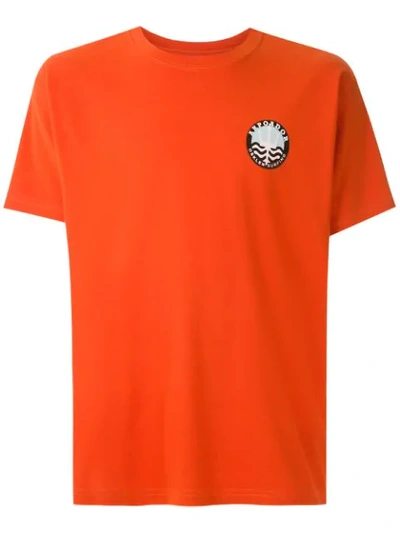 Osklen Big Arpoador Selo T-shirt In Orange