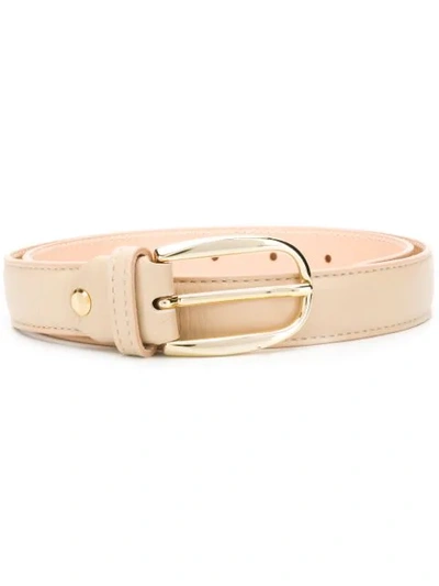 Agl Attilio Giusti Leombruni Stud-detail Belt In Neutrals