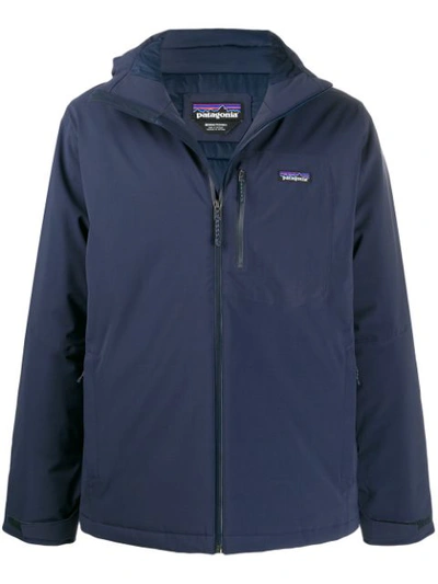 Patagonia Quandary Hooded Padded Jacket In New Navy