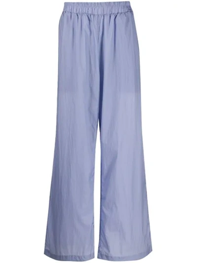 A.a. Spectrum Loose Fit Straight Trousers In Purple