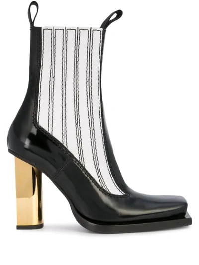 Proenza Schouler High Heel Chelsea Boots In Black