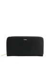 Furla Babylon Xl Logo Wallet In Black