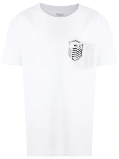 Osklen Brasão Print T-shirt In White